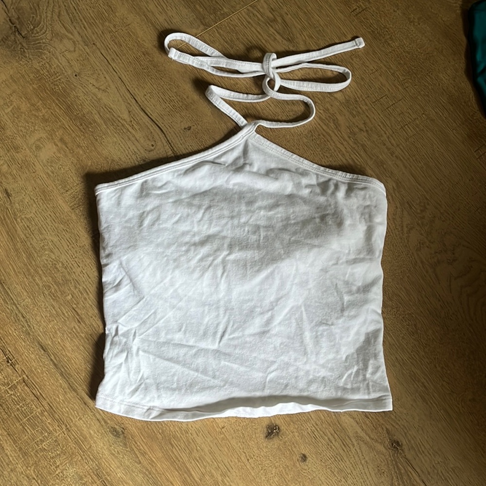 Hollister cropped halter neck